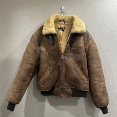 希少【SCHOTT】 B-6 ムートン フライトジャケット 羊革　サイズ42 　YS26B-023