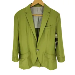 ミッシェルクランオム MICHEL KLEIN HOMME 裏地ストライプ 1B シングル テーラードジャケット メンズ FR：48 