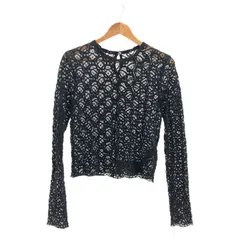 IENA (イエナ) ペイズリー ストレッチレースプルオーバー ブラック FREE