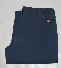 送料無料! USED Dickies ディッキーズ ワークパンツ スリムストレート NAVY W31　WP-37
