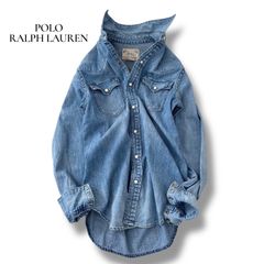 POLO RALPH LAUREN デニムシャツ ボウタイ ボウタイシャツ - メルカリ