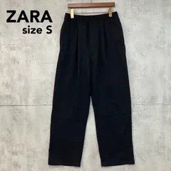 ZARA ザラ ワイド パンツ ブラック スラックス イージーパンツ ボトムス ズボン ウエストゴム リラックス ルーズ シルエット 1195/340/800 Sサイズ モード カジュアル シンプル ストリート 古着 コーデ トレンド 完売品 ★ ■■