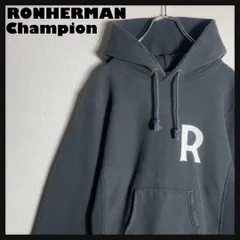 Ron Herman Champion 限定パーカー ダメージ加工 濃グレー M