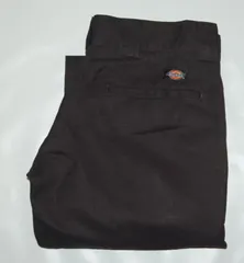 送料無料! USED Dickies ディッキーズ ワークパンツ スリムストレート BLACK W30　WP-40