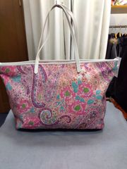 ETRO 花柄トートバッグ - メルカリ