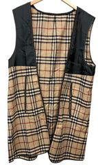 BURBERRY チェック柄 キルティングベスト - メルカリ
