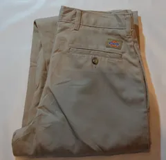 送料無料! USED Dickies ディッキーズ ワークパンツ RN20697 BEIGE W34　WP-47