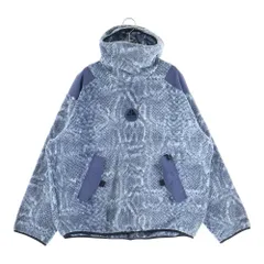 SUPREME (シュプリーム) 22AW ×NIKE ACG スネーク柄 フリースボア プルオーバージャケット ライトブルー