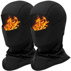 目出し帽 ネックウォーマー 2枚 防寒 裏起毛 防風 冬用 保温 息苦しくない 伸縮性 暖かい バラクラバ フェイスマスク バイク スキー スノーボード 登山 [Goreson] 自転車 スポーツ アウトドア 男女兼用