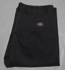 送料無料! USED Dickies ディッキーズ ワークパンツ スリムフィット BLACK W34　WP-50