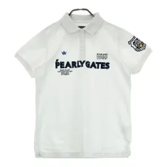 サイズ：2 PEARLY GATES パーリーゲイツ  半袖ポロシャツ  ホワイト系 [240101612951] ゴルフウェア レディース ストスト