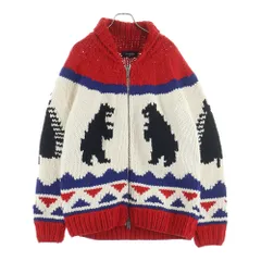 DSQUARED2 (ディースクエアード) 21AW ZIP-UP KNITTED SWEATER ウールニット ジップアップカーディガンジャケット マルチカラー S71HA1098 S17816のサムネイル