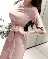 パーティードレス ワンピース フォーマル フリル エレガント新作