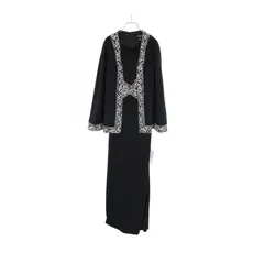 タダシショージ TADASHI SHOJI ワンピース Bian Embroidered Trim Cape Gown その他 ワンピース レディース Used A