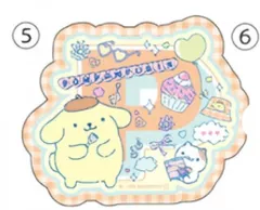 【5.ポムポムプリン】 サンリオキャラクターズシールクッキー３ ※シールのみ