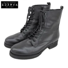 FABIORUSCONI ファビオルスコーニ レースアップブーツ シューズ レディース レザー ブラック 39 39