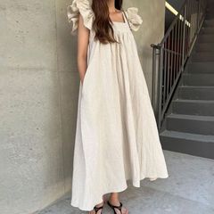 WILLFULLY 完売 チュールフリル ワンピ サンドベージュ 美品 - メルカリ