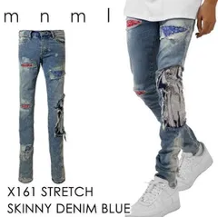 【平本連着用】【平本着用】mnml X161 ストレッチスキニーデニムパンツ 【サイズ30】