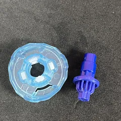 ベイブレードx 3-85ラチェット＆アクセルビット 青