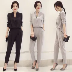 フォーマルスーツ 長袖 パンツドレス セレモニー 入学式 卒業式