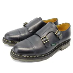 Paraboot パラブーツ UK6 ウィリアム 981409 WILLIAM リスレザー NAVY ダブルモンク キャップトゥ モンクストラップ LIS NUIT  35005242