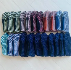 新品 手編み 高級糸 カバーソックス