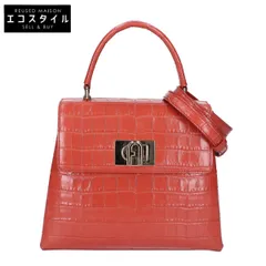 FURLA フルラ FURLA 1927 S TOP HANDLE フルラ1927 トップハンドル 型押しレザー 2WAY