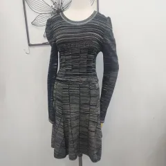 EGOIST エゴイスト 55サイズ /ストライプ パータン ニットONE PIECE