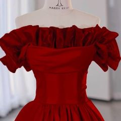 DRESS PRODUCTION リボンショルダー フリルドレス（N02） S - メルカリ
