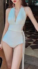 新品未使用】anuans フリルスリーブスイムウェア IVORY - メルカリ