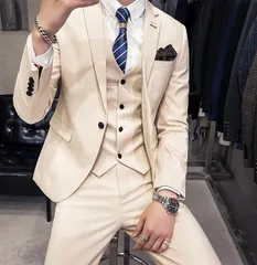 メンズ スーツ セットアップ ビジネス 韓国系 カジュアル 4色