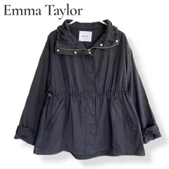 Emma Taylor エマテイラー ブラック レディース アウター ジャケット ジャンパー ブルゾン カジュアル 【フリーサイズ】949KZのサムネイル