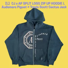 【L】CJ x AP SPLIT LOGO ZIP UP HOODIE L Audemars Piguet × Travis Scott Cactus Jack