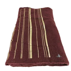 ヴィヴィアンウエストウッドマン Vivienne Westwood MAN オーブ刺繍 ストライププリント ウールアクリルナイロン スヌード メンズ FREE 