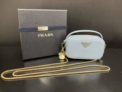 PRADA 107 1NR025 サフィアーノトライアングルミニポーチ プラダ ポーチ ハンドバッグ ショルダーバッグ 外寸目安W11H7D4S115 cm 贈り物