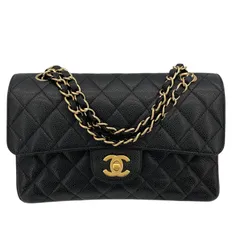 シャネル CHANEL マトラッセ23 A01113 16番台 ブラック GD金具 キャビアスキン レディース ショルダーバッグ