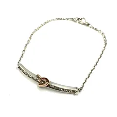 Star jewelry スタージュエリー　ブレスレット　Sv925　K18　ジルコニアのサムネイル