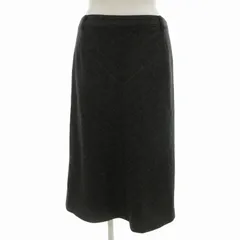 セルッチオ CERCHIO タイトスカート ミモレ ロング ウール M グレー /FT 1115 ■GY09