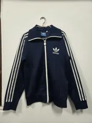 アディダス 3本線 ジャージ ネイビー 95
