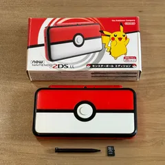 2-051 Newニンテンドー2DS LL モンスターボールエディション 箱付き