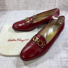 Salvatore Ferragamo フェラガモ ローファー ガンチーニ　イタリア製　レディース　6.5B 24.0cm
