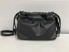 A.P.C.／NINON MINI／ショルダーバッグ／ブラック／レディース／レザー／アーペーセー／ニノン ミニ