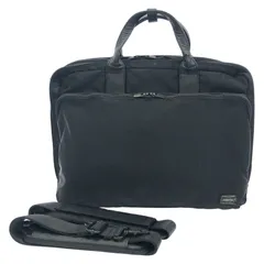 【中古】PORTER TIME　3WAY BRIEFCASE ブラック 655-06166 ポーター タイム ブリーフケース [66][240066181733]
