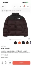 THE NORTH FACE 1996 ヌプシダウンジャケット コールブラウン カラー