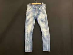 DSQUARED2 ディースクエアード Sexy Twist デニム ジーンズ ダメージ加工 S74L81178 ブルー 44