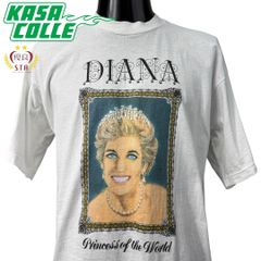 90s 美品 ダイアナ妃 サイズL ヴィンテージ Tシャツ DIANA 激レア90'S vintage メルカリ - tシャツ ダイアナ妃 Diana Princess トップス