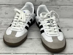 adidas／スニーカー／SAMBA／ホワイト／グレー／B75806／23cm