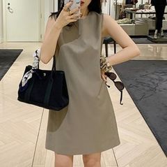 着痩せ！即日発送可！26SS新品 LOUNGEDRESS ノースリーブワンピース