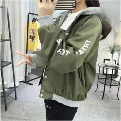 モッズコート レディース ジャケット ブルゾン パーカー フード バイカラー レイヤード ミリタリー 秋冬