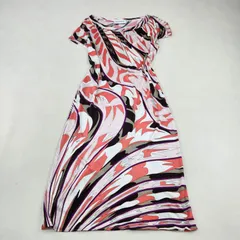 EMILIO PUCCI　ワンピース　エミリオプッチ イタリア製 希少柄 プッチ柄 UK6サイズ M相当のサムネイル